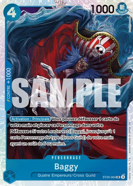 Baggy, carte One Piece ST25-004 — extension BLEU Baggy