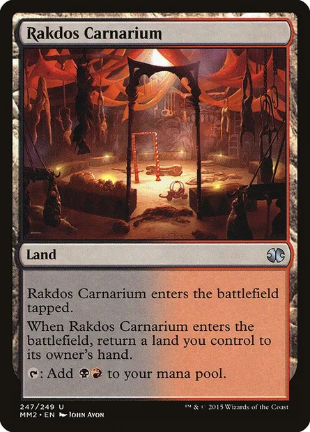 Rakdos Carnarium, Magic card MM2 247 — Modern Masters 2015 set