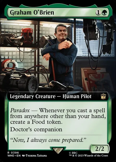 Graham O'Brien, Magic card WHO 396 — Doctor Who set