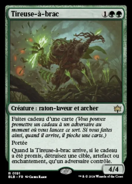 Tireuse-à-brac, carte Magic BLB 191 — extension Bloomburrow