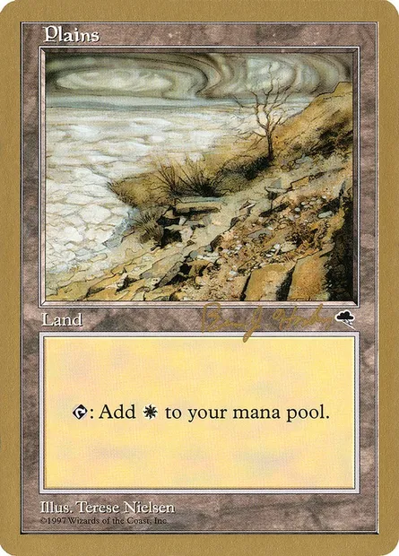 Plains, Magic card WC98 bh332 — World Championship Decks 1998 set