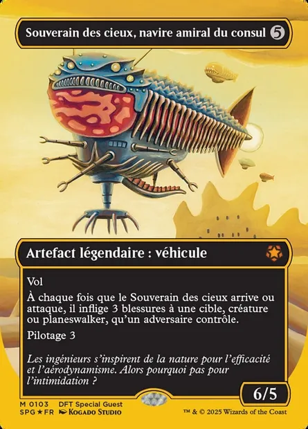 Souverain des cieux, navire amiral du consul, carte Magic SPG 103 — extension Special Guests