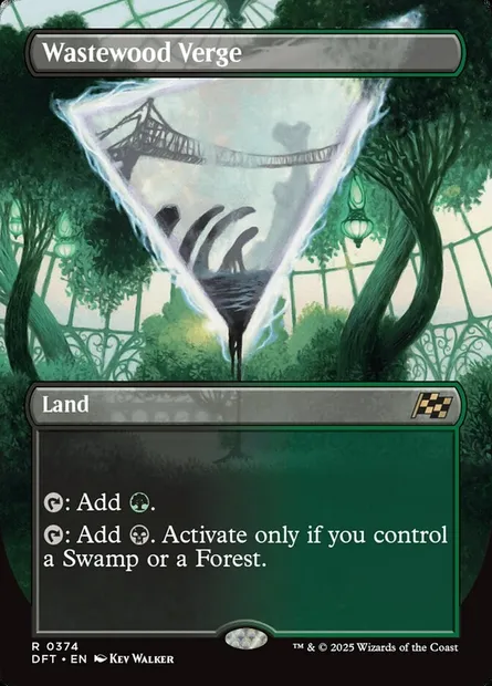 Wastewood Verge, Magic card DFT 374 — Aetherdrift set