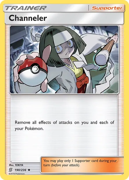 Channeler, Pokémon card UNM 190 — Unified Minds set