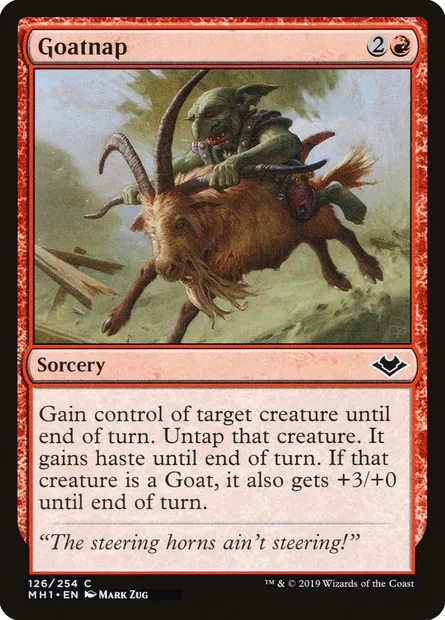 Goatnap, Magic card MH1 126 — Modern Horizons set