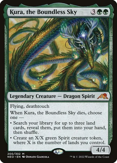 Kura, the Boundless Sky, Magic card NEO 200 — Kamigawa: Neon Dynasty set