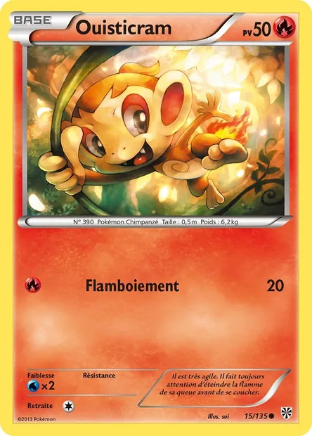 Ouisticram, carte Pokémon PLS 15 — extension Tempète Plasma