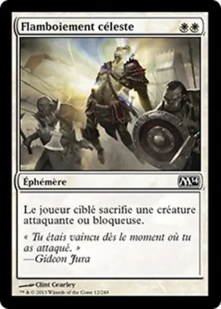 Flamboiement céleste, carte Magic M14 12 — extension Magic 2014
