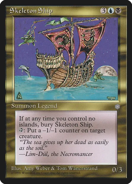Navire squelette, carte Magic ICE 301 — extension Ere Glaciaire