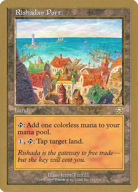 Rishadan Port, Magic card WC01 tvdl324 — World Championship Decks 2001 set
