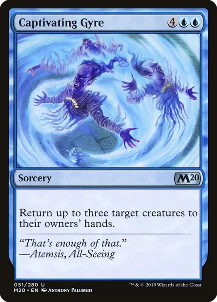 Captivating Gyre, Magic card M20 51 — Core Set 2020 set