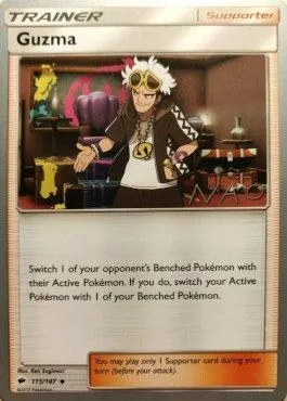 Guzma, carte Pokémon WCD18 115-5 — extension World Championship Decks 2018