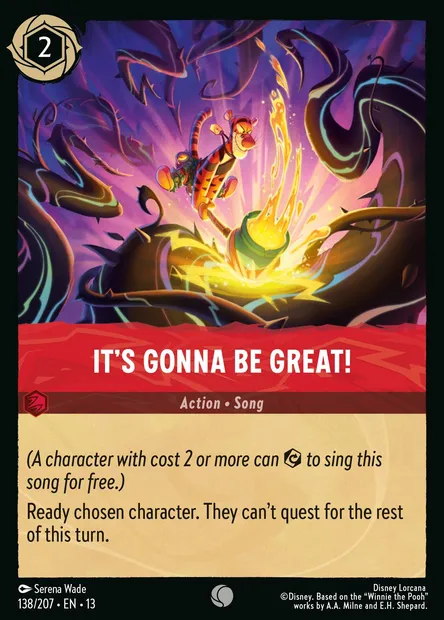 It's Gonna Be Great!, Disney Lorcana card CH13-138 — Attack of the Vine! set