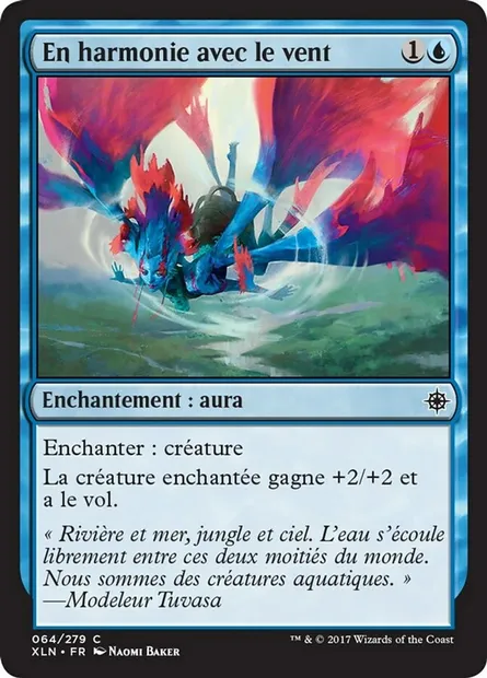 En harmonie avec le vent, carte Magic XLN 64 — extension Ixalan