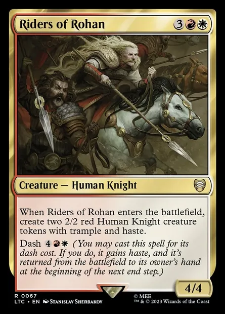 Riders of Rohan, Magic card LTC 67 — Tales of Middle-earth Commander set