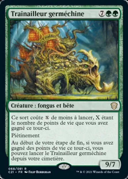 Traînailleur germéchine, carte Magic C21 68 — extension Commander 2021