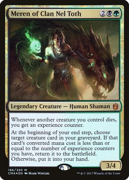Meren du clan Nel Toth, carte Magic CMA 186 — extension Commander Anthology