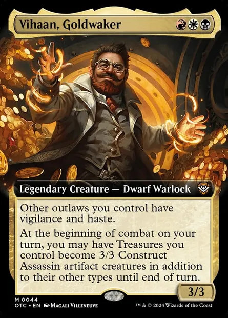 Vihaan, Goldwaker, Magic card OTC 44 — Outlaws of Thunder Junction Commander set