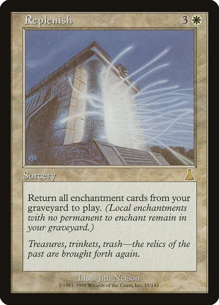 Replenish, Magic card UDS 15 — Urza's Destiny set