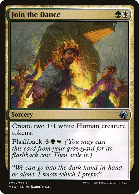 Join the Dance, Magic card MID 229 — Innistrad: Midnight Hunt set