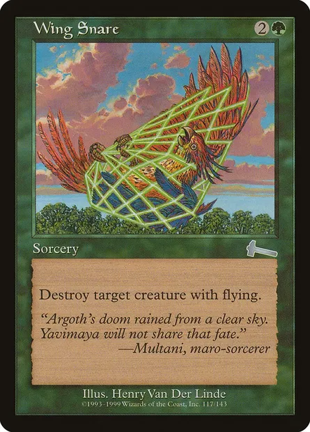 Wing Snare, Magic card ULG 117 — Urza's Legacy set