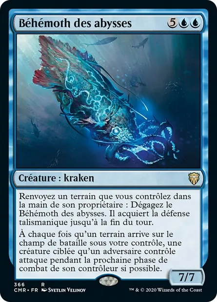 Béhémoth des abysses, carte Magic CMR 366 — extension Commander Legends