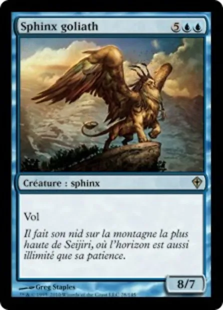 Sphinx goliath, carte Magic WWK 28 — extension Worldwake