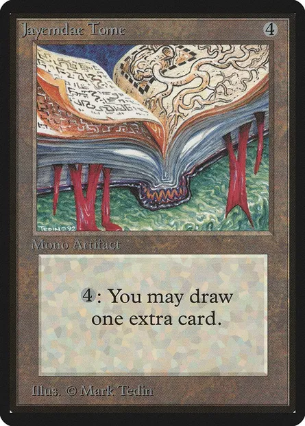 Jayemdae Tome, Magic card LEB 255 — Limited Edition Beta set