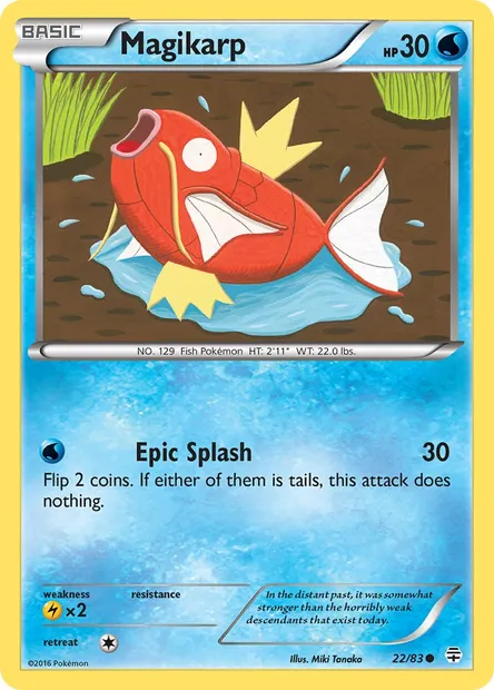 Magikarp, Pokémon card GEN 22 — Generations set
