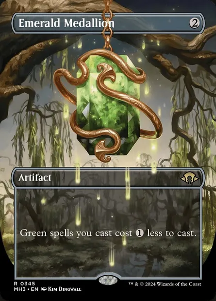 Emerald Medallion, Magic card MH3 345 — Modern Horizons 3 set