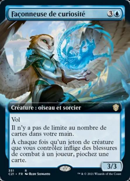 Façonneuse de curiosité, carte Magic C21 351 — extension Commander 2021