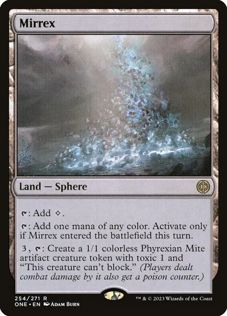 Mirrex, Magic card ONE 254 — Phyrexia: All Will Be One set