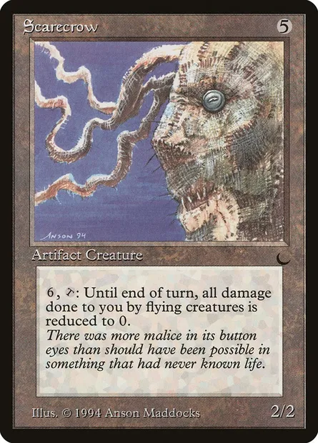 Scarecrow, Magic card DRK 108 — The Dark set