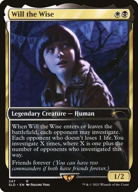 Will the Wise, carte Magic SLD 347 — extension Secret Lair Drop