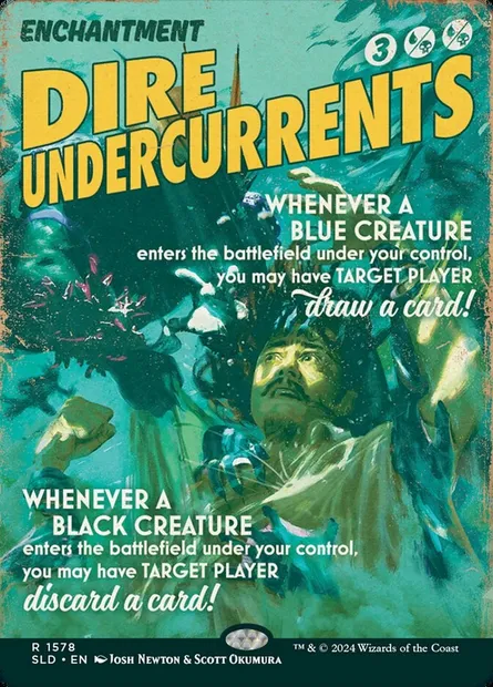 Dire Undercurrents, Magic card SLD 1578 — Secret Lair Drop set
