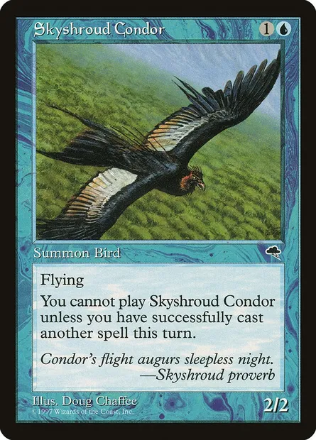 Condor de Linciel, carte Magic TMP 88 — extension Tempête