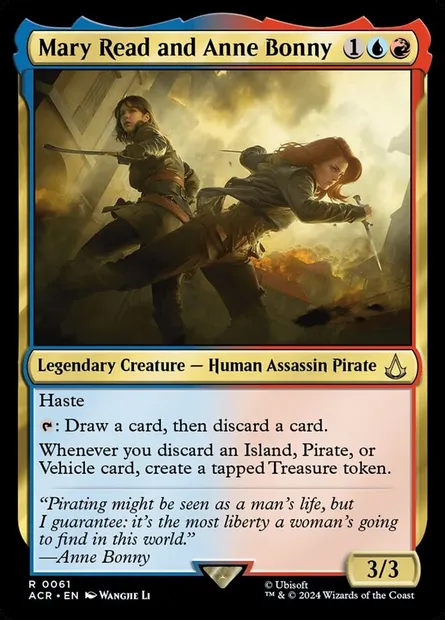 Mary Read and Anne Bonny, Magic card ACR 61 — Assassin's Creed set
