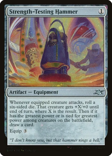 Strength-Testing Hammer, Magic card UNF 479 — Unfinity set