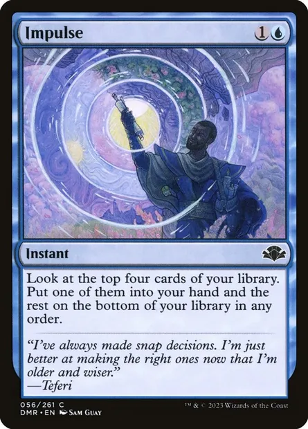 Impulse, Magic card DMR 56 — Dominaria Remastered set