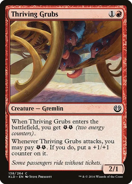 Thriving Grubs, Magic card KLD 138 — Kaladesh set