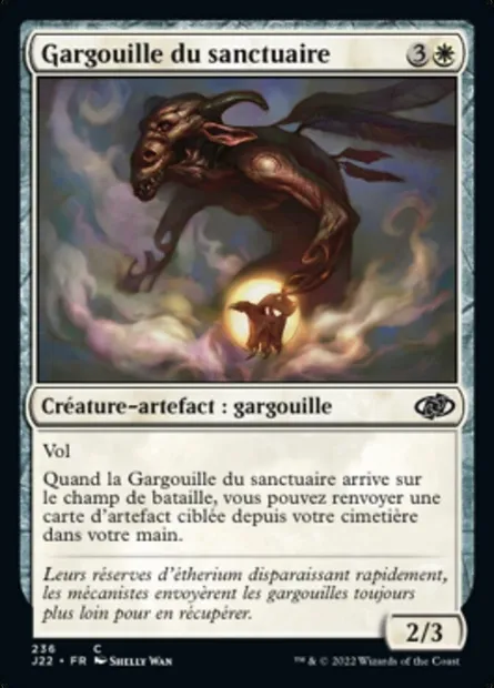 Gargouille du sanctuaire, carte Magic J22 236 — extension Jumpstart 2022