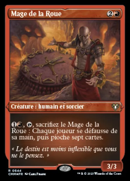 Mage de la Roue, carte Magic CMM 544 — extension Commander Masters