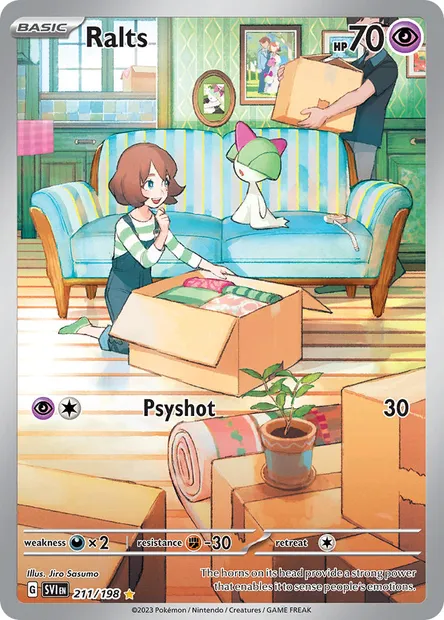 Ralts, Pokémon card SVI 211 — Scarlet & Violet set