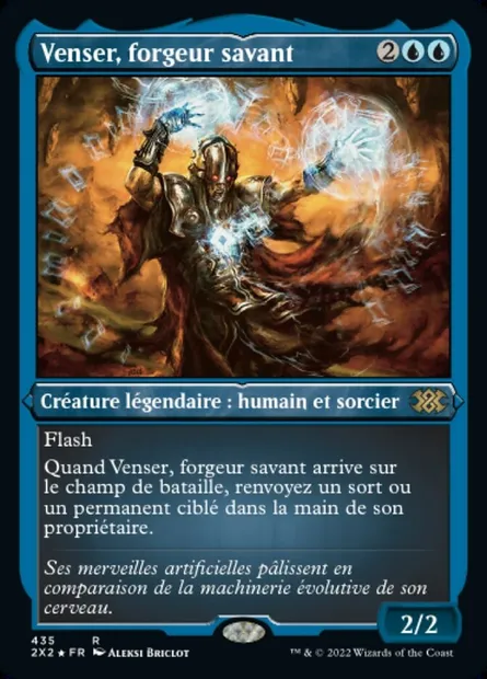 Venser, forgeur savant, carte Magic 2X2 435 — extension Double Masters 2022