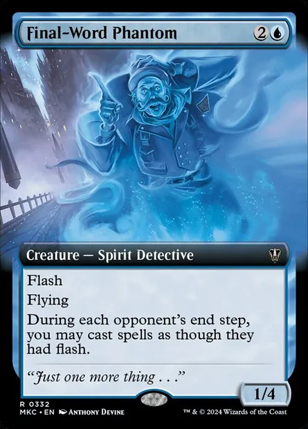 Final-Word Phantom, Magic card MKC 332 — Murders at Karlov Manor Commander set
