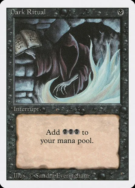 Messe noire, carte Magic 3ED 99 — extension Revised Edition