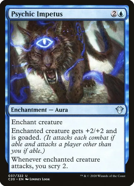 Psychic Impetus, Magic card C20 37 — Commander 2020 set