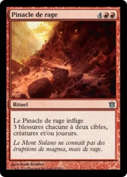 Pinacle de rage, carte Magic BNG 105 — extension Créations divines