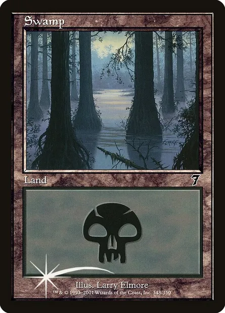 Swamp, Magic card 7ED 348★ — Seventh Edition set