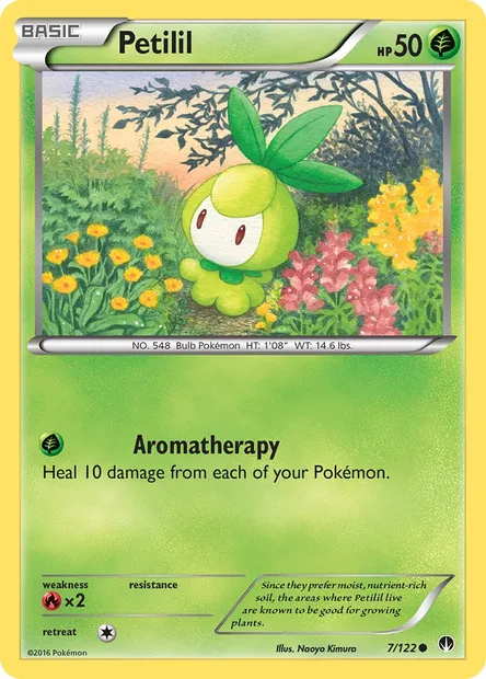 Petilil, Pokémon card BKP 7 — BREAKpoint set